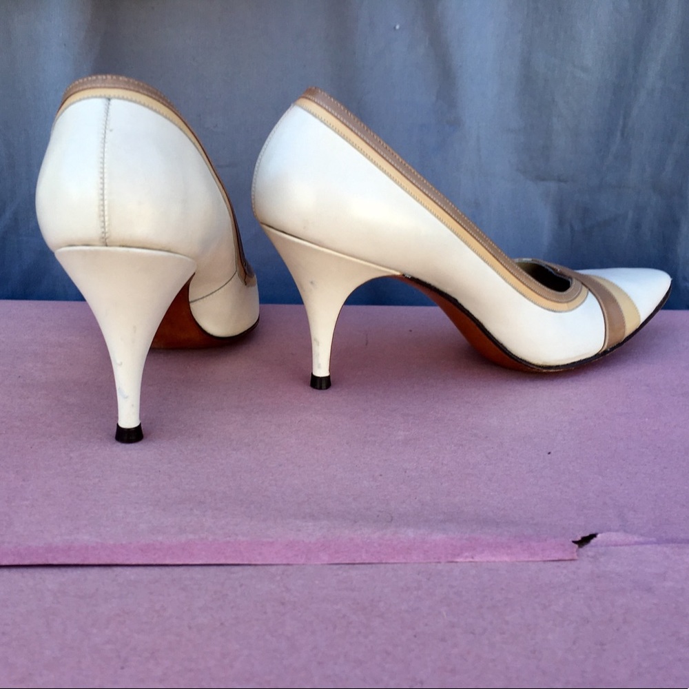 Vintage 80’s ‘New Wave’ Mid-Heeled Pumps